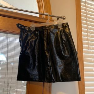 Leather skirt